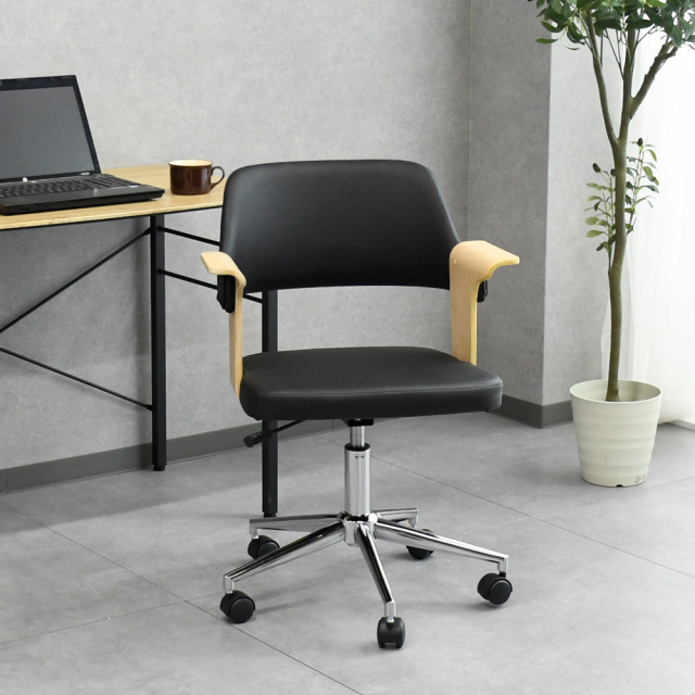 【アウトレット商品】 昇降式オフィスチェア キャスター付き