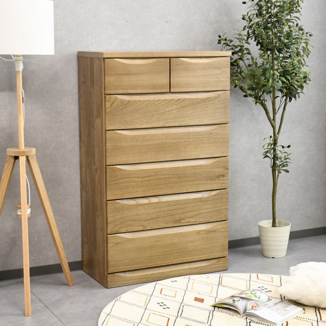 【アウトレット商品】 80cm幅国産桐材チェスト タンス 収納