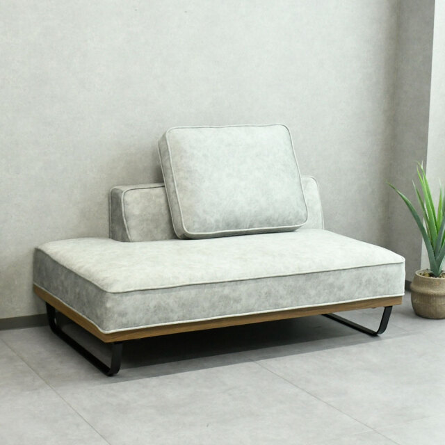 傷やワイン汚れにも強いスムーステック 2人掛けソファ FE21B [アウトレット:元はカウチ]