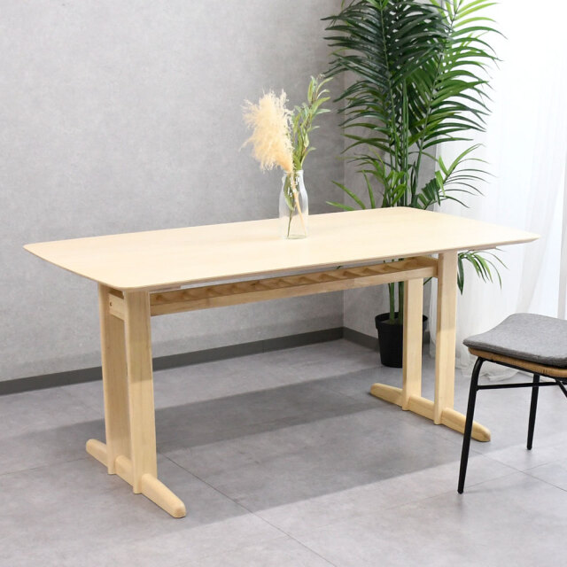 mobler オーク材伸長式ダイニングテーブル 110cm 170cm 超大型オーク材