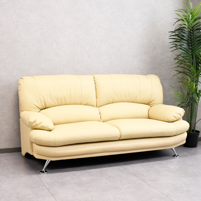 3人掛け本革ソファ スイート 関家具 FG11C [アウトレット:] mobler