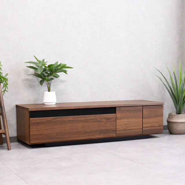 【アウトレット】国産完成品140cm幅テレビ台 テレビボード FG17F