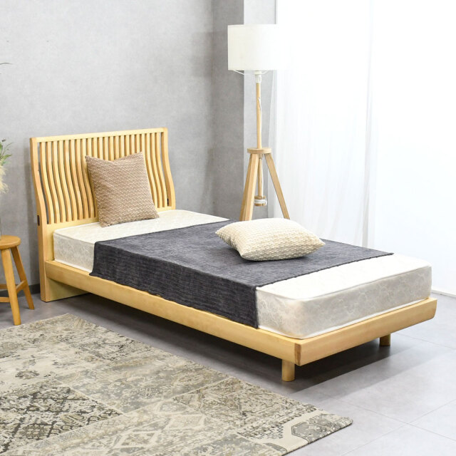 ベッド 無垢 耐荷重600kg 無垢材 バーチ無垢 シングルベッド セミダブルベッド ダブルベッド クイーンベッド すのこベッド フレームのみ