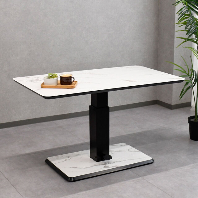 【新品アウトレット】120cm幅昇降テーブル リフティングテーブル センターテーブル FH28F