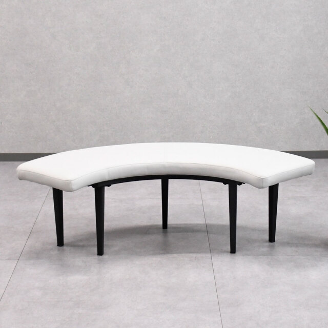 【アウトレット】 半円138cmベンチチェア 椅子 FH5A