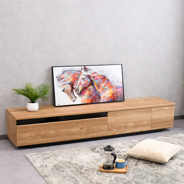 【アウトレット】 国産完成品200cm幅テレビボード テレビ台 FH5C