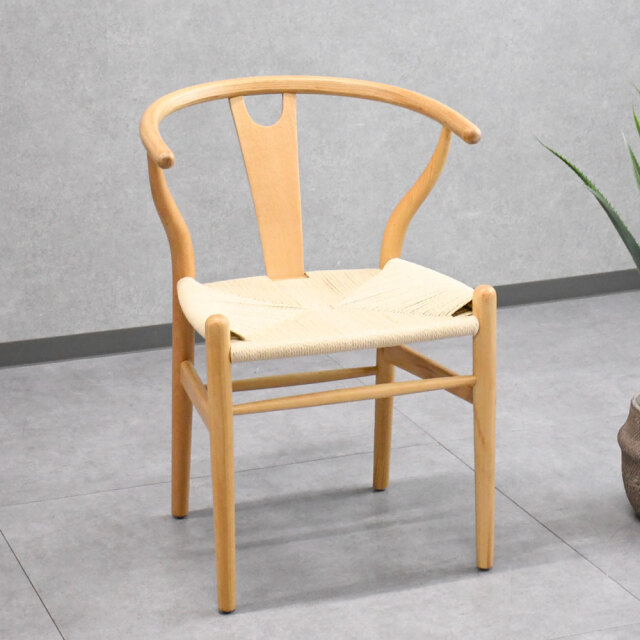 【新品アウトレット】ビーチ無垢材北欧デザインダイニングチェア OJ20F