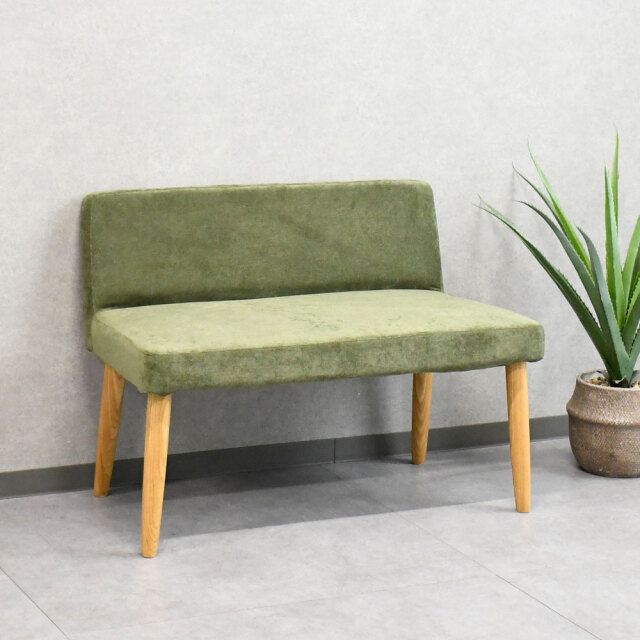 【新品アウトレット】 北欧モダン2人掛けダイニングベンチチェア FI5A