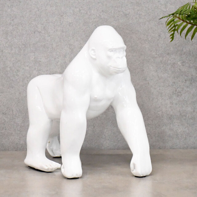 【新品アウトレット】モダンオブジェ ゴリラ 飾り 置物 FI5F