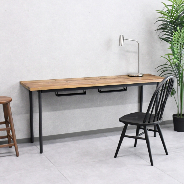 【アウトレット商品】 パイン古木 無垢 デスク ツインデスク テーブル FG9F