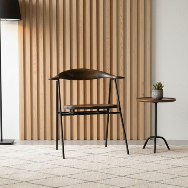 ウォールナット無垢材ダイニングチェア シギヤマ家具工業