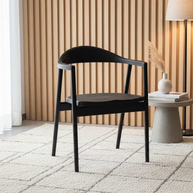 無垢材木製ダイニングチェア シギヤマ家具工業