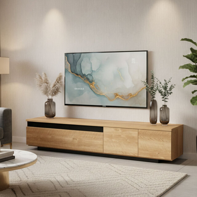 【新品アウトレット】国産完成品180cm幅テレビ台 テレビボード OA22D