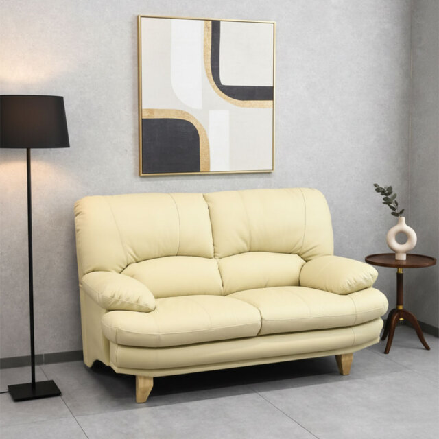 【関家具】スイート 2人掛け 本革ソファ OA23G