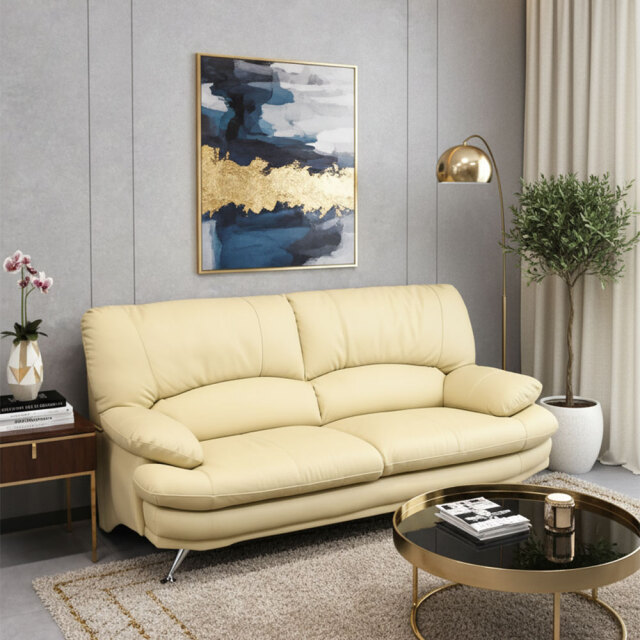 【新品アウトレット】関家具 スイート 本革 3人掛け ソファ  OA6G