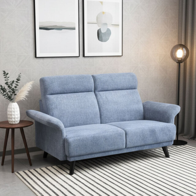 撥水生地2人掛け ソファ ハイバック仕様 [アウトレット:展示品]