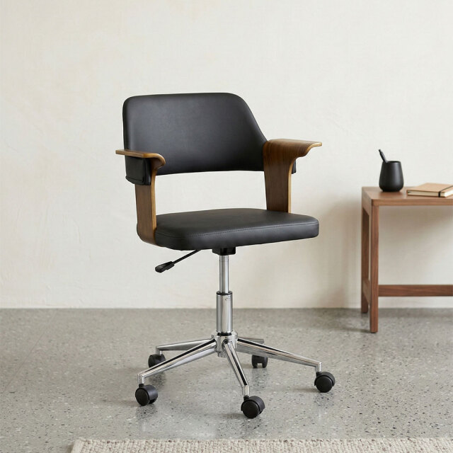 北欧デザイン昇降キャスター付きオフィスチェア OB20H [アウトレット:展示品]