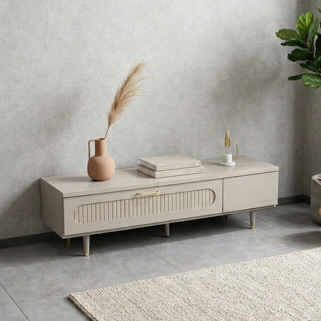 国産半完成品140cm幅テレビボード テレビ台 OB26H [アウトレット:キズがあります]