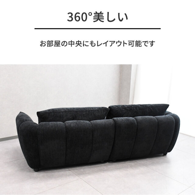 羽毛入りモコモコカウチソファ L字ソファ シギヤマ ブロック OB2I