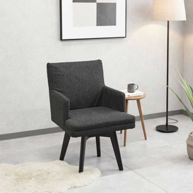 洗える 回転式カバーリングダイニングチェア OB5B [アウトレット:サンプル品]