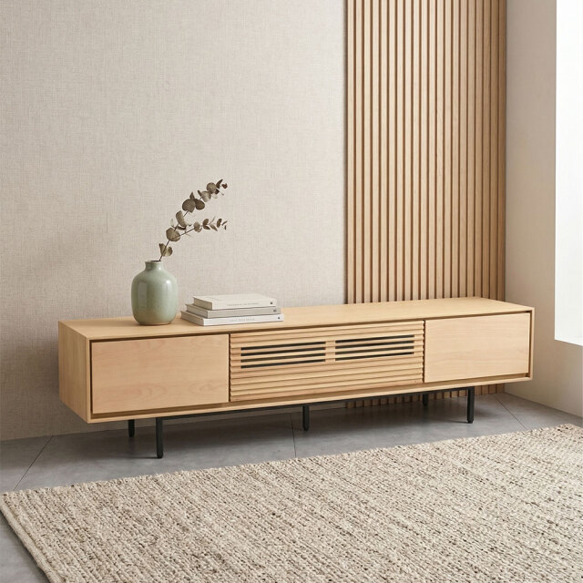 アルダー無垢材180cm幅テレビボード テレビ台 OD13B [アウトレット:撮影品]