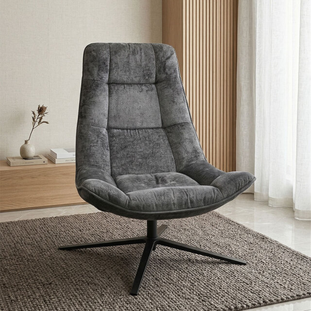 パーソナルチェア 高密度クッション ダークグレー OC25K [アウトレット:撮影品]