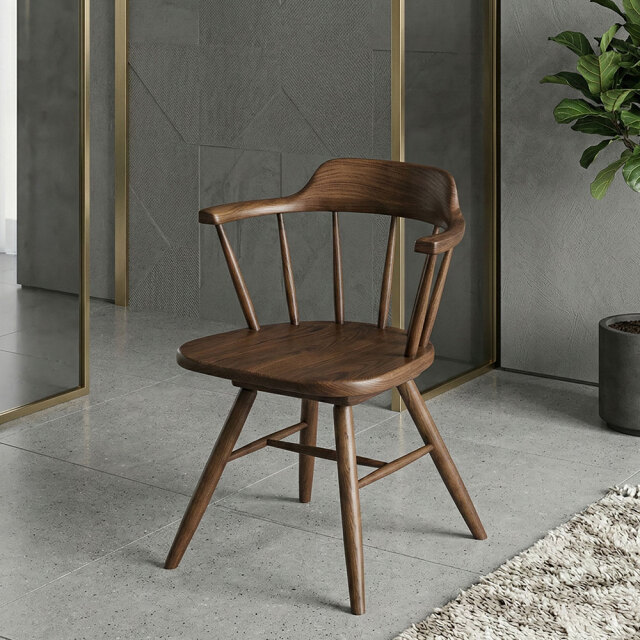 アッシュ無垢材回転式ダイニングチェア OC3G [アウトレット:撮影品]