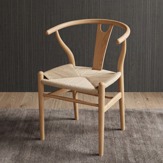 ビーチ無垢材北欧デザインダイニングチェア OD23B アウトレット:撮影品]