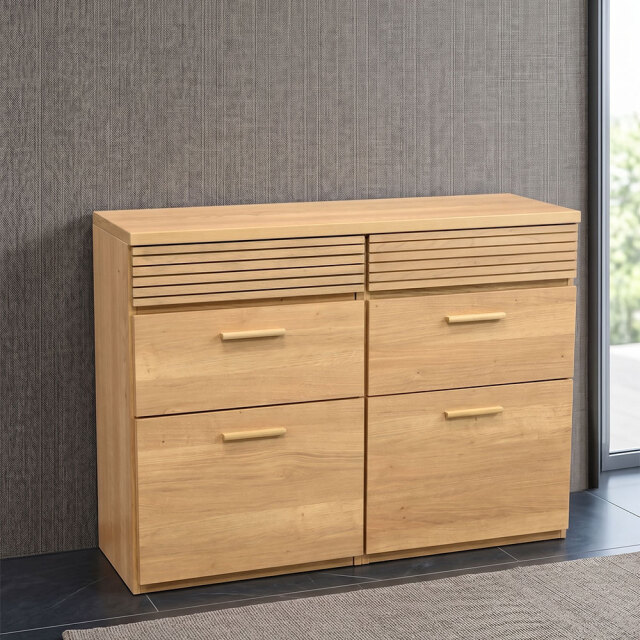 国産 完成品キッチンカウンター 幅120cm ナチュラル OD27D [アウトレット:撮影品]