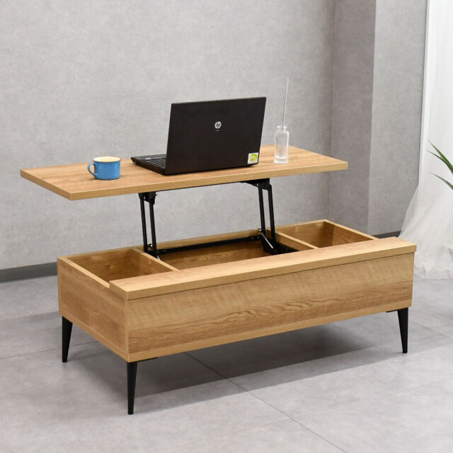 【新品アウトレット】国産半完成品120cm幅昇降テーブル OJ15J