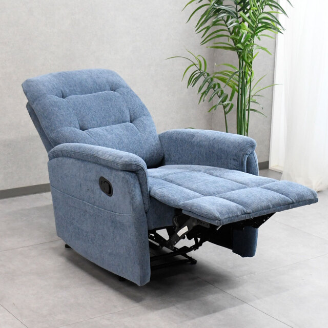 【新品アウトレット】ふんわりした座り心地。。。 1人掛けリクライニングソファ OJ20A