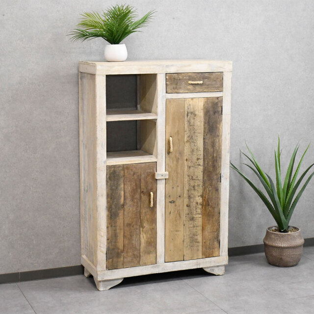 【新品アウトレット】ヴィンテージスタイル古木サイドボード OJ8G