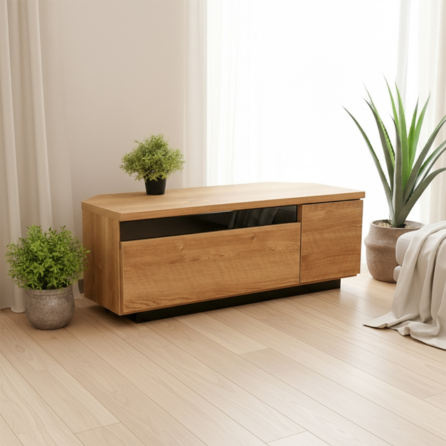【新品アウトレット商品】 国産完成品100cm幅コーナーテレビ台 テレビボード OK28G