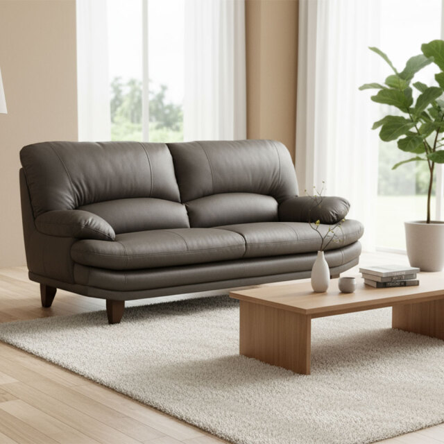 【新品アウトレット】 関家具 スイート 本革 3人掛け 3人用 ソファ OK7B