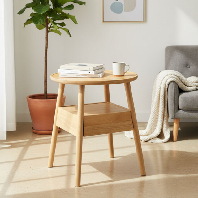 送料込み⭐︎天板収納オルゴール付き円形木製サイドテーブル 送料込み⭐︎天板収納オルゴール付き円形木製サイドテーブル 楽天市場