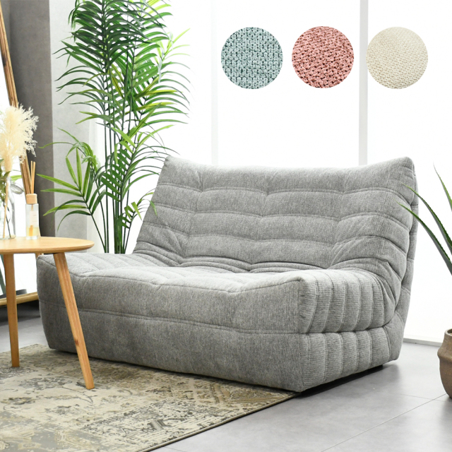 カウチソファ 新品アウトレット】上質なファブリック羽毛入り極上の座りカウチソファ