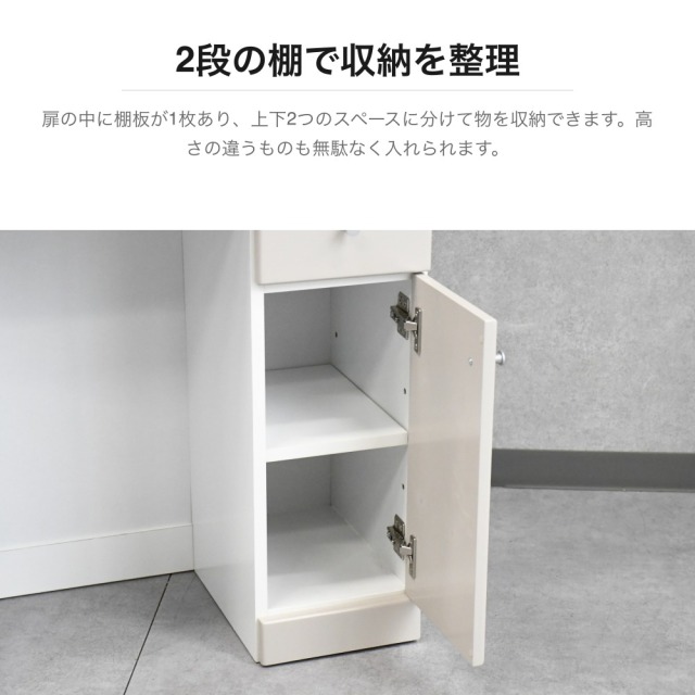 ガラス天板ドレッサー スツール付き ホワイト 幅60cm コンセント付き