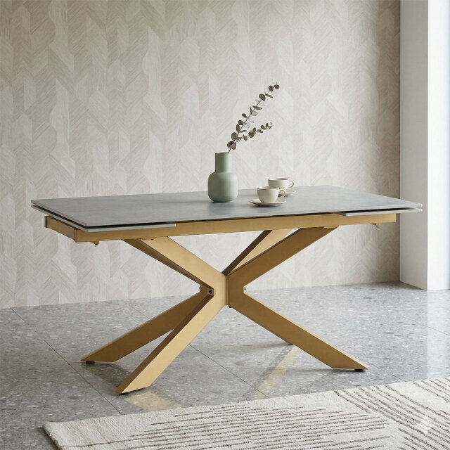 開梱設置 セラミック天板 160cm 200cm 240cm エクステンションダイニングテーブル