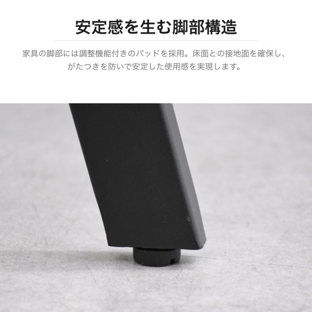 円形ダイニングテーブル 直径120cm 木目調天板 スチール脚 ナチュラル