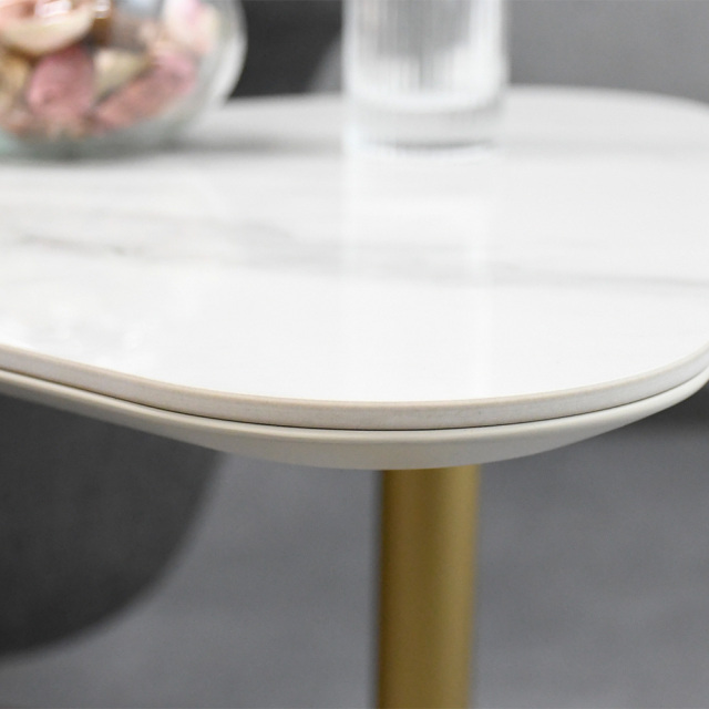 セラミック サイドテーブル ナイトテーブル ステンレス おしゃれ