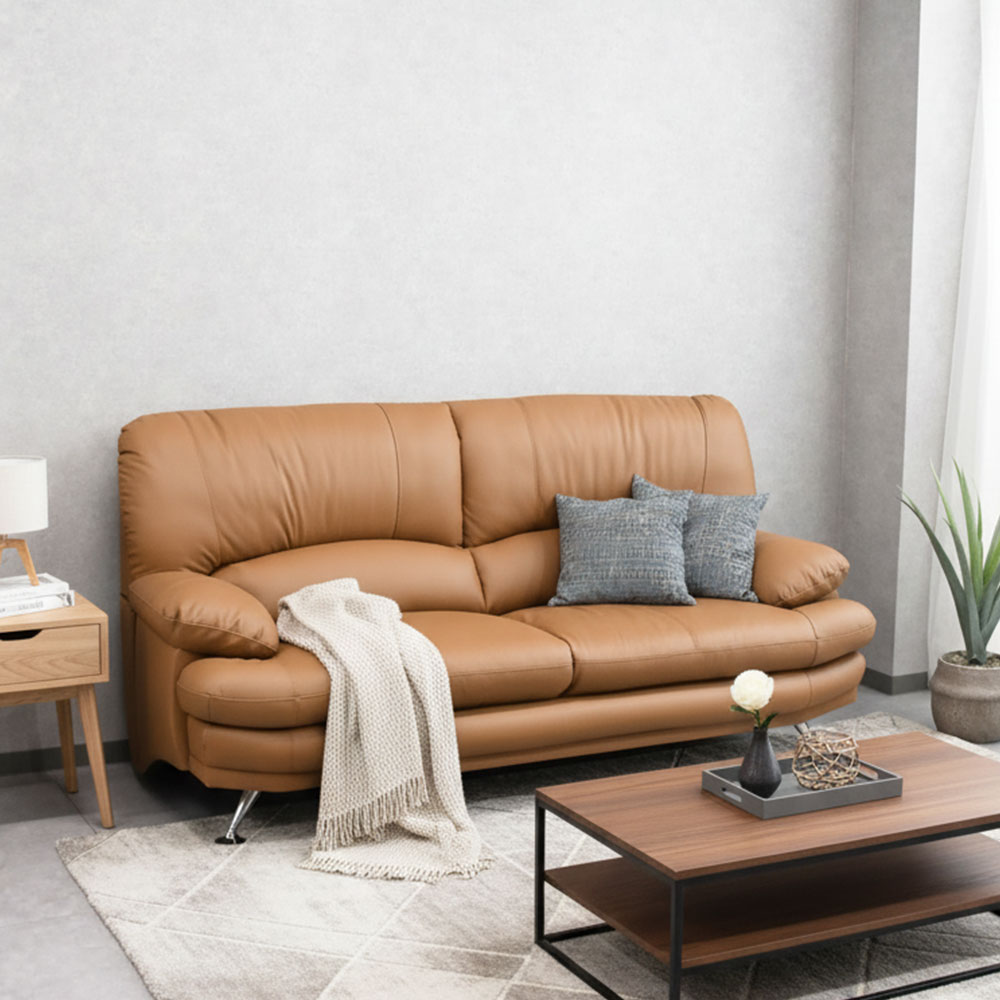 【新品アウトレット】関家具 スイート 本革 3人掛け ソファ  OA7D