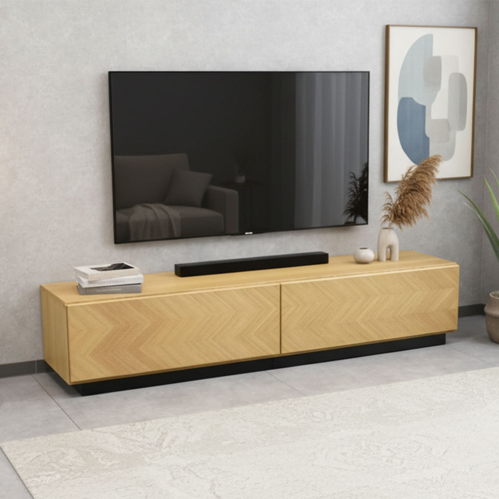 180cm幅完成品ヘリンボーンテレビボード テレビ台 [アウトレット:ちょいきず]