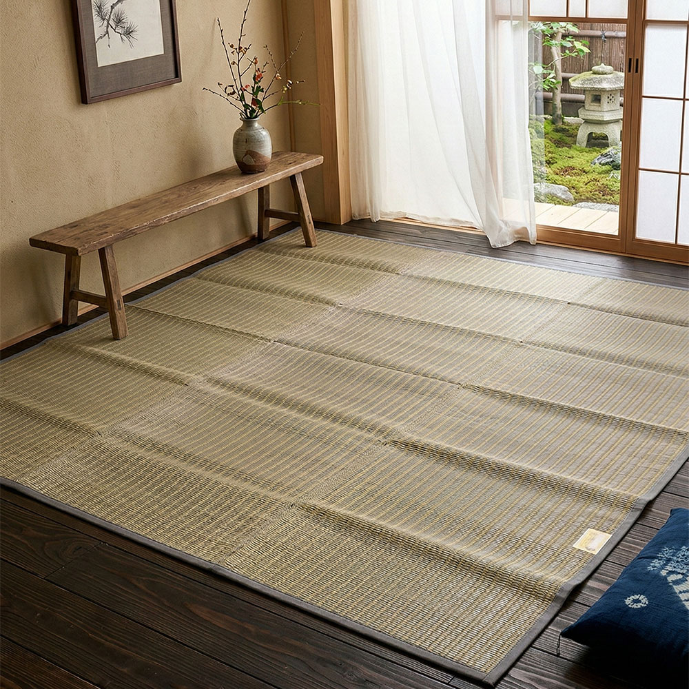 掛川織4,5畳用い草 ござ OB27D[アウトレット:在庫品]