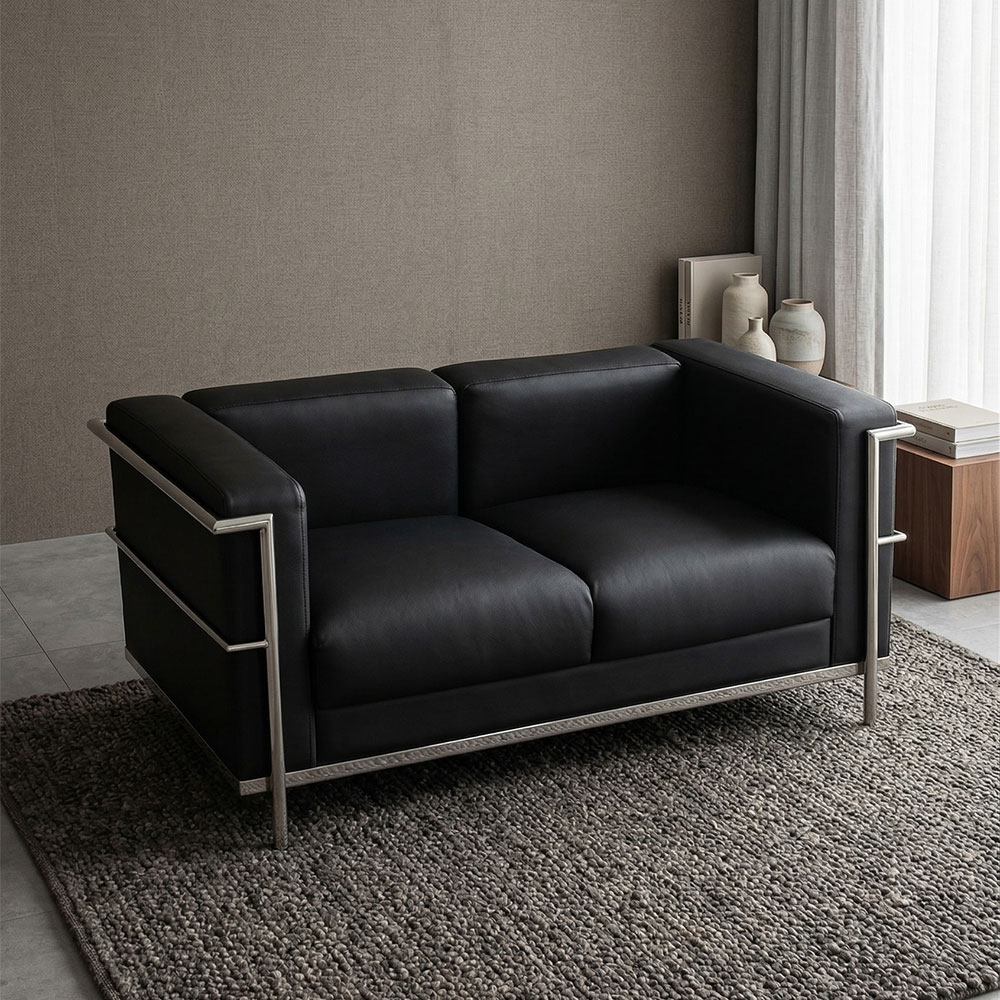 ル・コルビジェ LC2 リプロダクト 2人掛けソファ