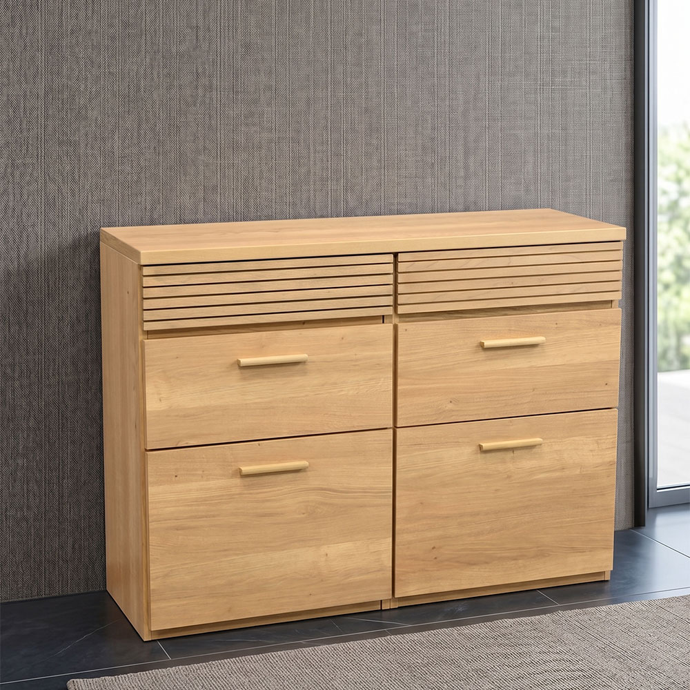 国産 完成品キッチンカウンター 幅120cm ナチュラル OD27D [アウトレット:撮影品]