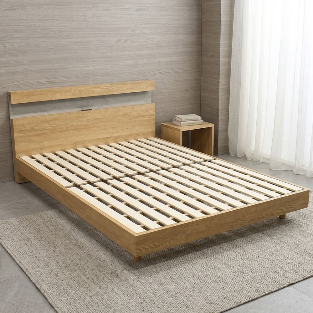 すのこダブルベッド OD7E [アウトレット:撮影品]