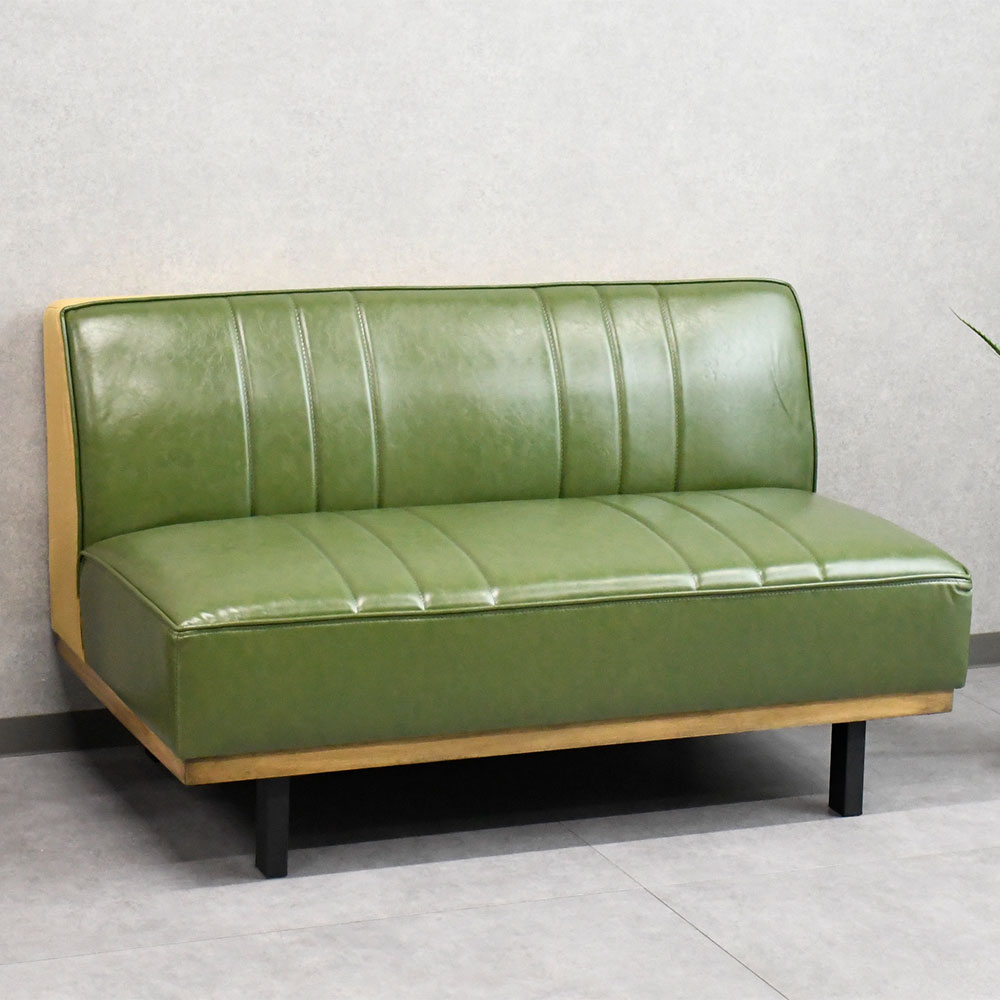 【新品アウトレット】帆布生地を使ったヴィンテージスタイルソファ ！ 2人掛け OJ16H