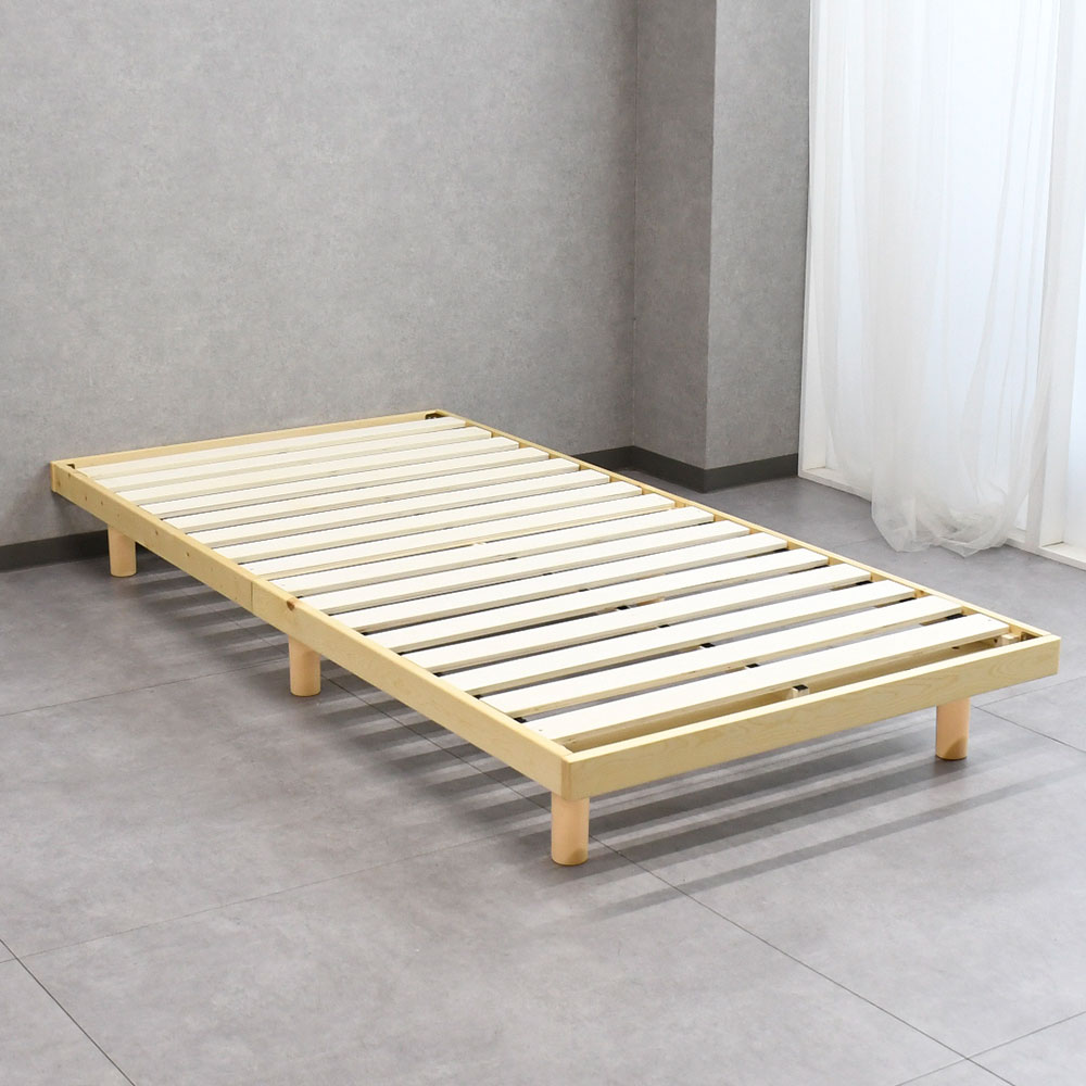 【新品アウトレット】フレームのみ木製シングルすのこベッド OJ8C