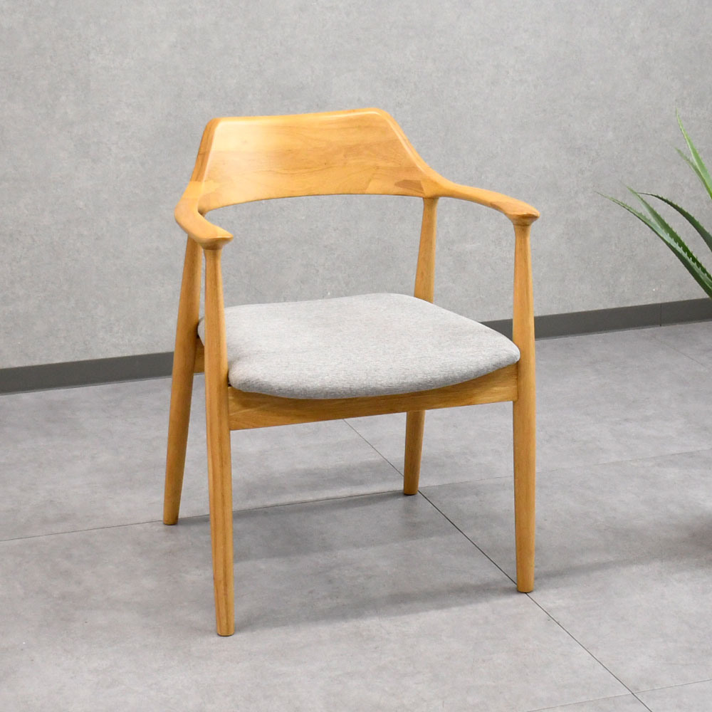 北欧スタイル無垢材ダイニングチェア OJ8K [アウトレット:展示品]