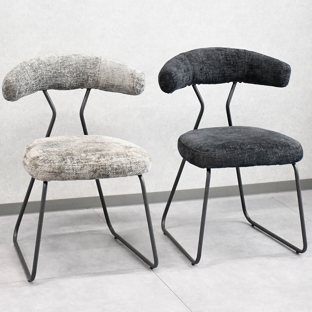 【新品アウトレット】  センス抜群！北欧デザインダイニングチェア2脚セット OJ9A